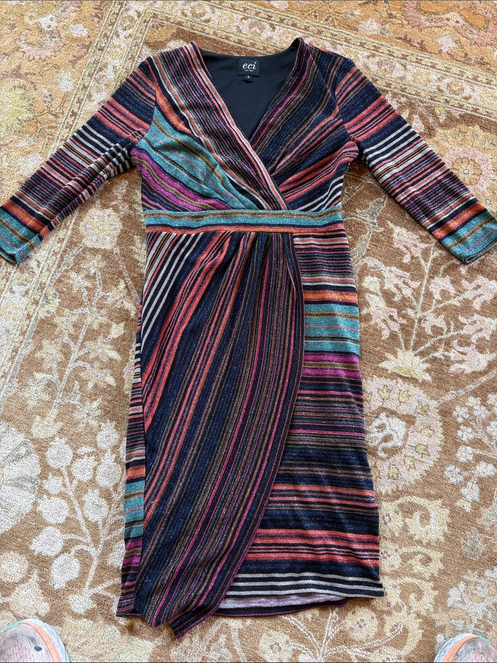 ECI Sweater Midi Dress — Teal, Magenta, Coral, Navy, Black